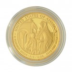 Louisa Adams Proof First Spouse 1/2 oz Gold Reverse