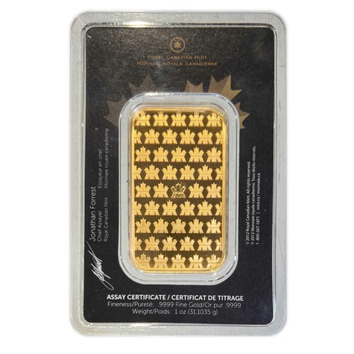 1 oz Gold Bar | Jefferson Coin