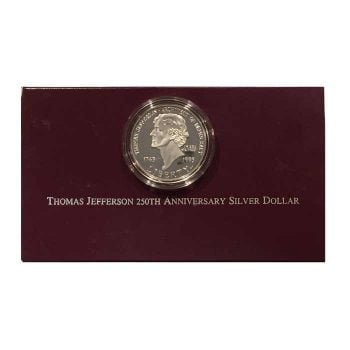 Jefferson silver dollar