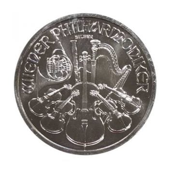 1 oz Austrian Silver Philharmonic Coin - Random Year