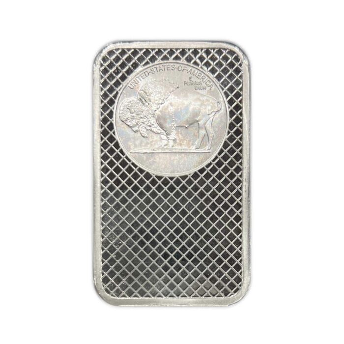 5 Troy Ounce Buffalo .999 Silver Bar - Image 2