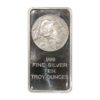 10 Troy Ounce Silver Buffalo Bar