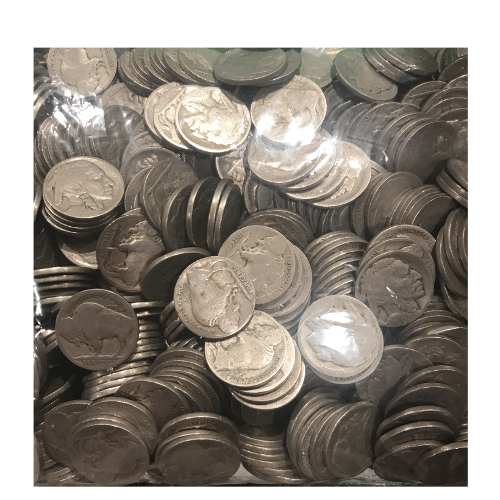 500 Dateless Buffalo Nickels