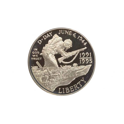 WWII 50th Anniversary 2 Piece Proof Coin Set - Image 2