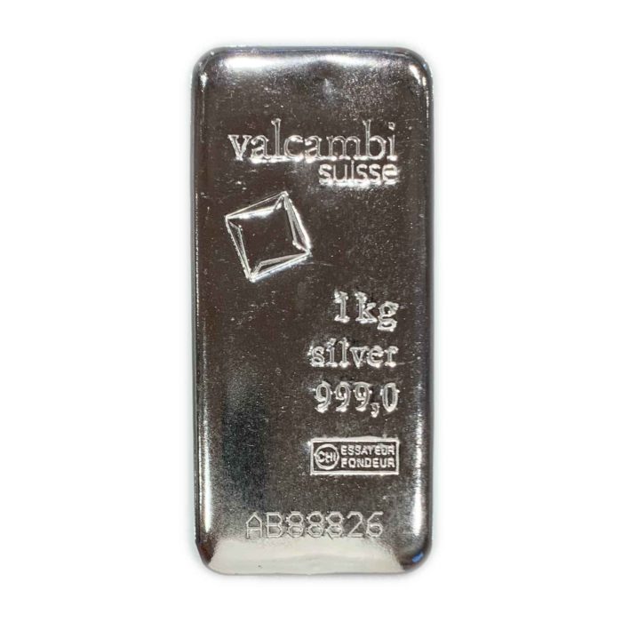 .999 Silver Kilo Bar (32.15 Troy Ounces)