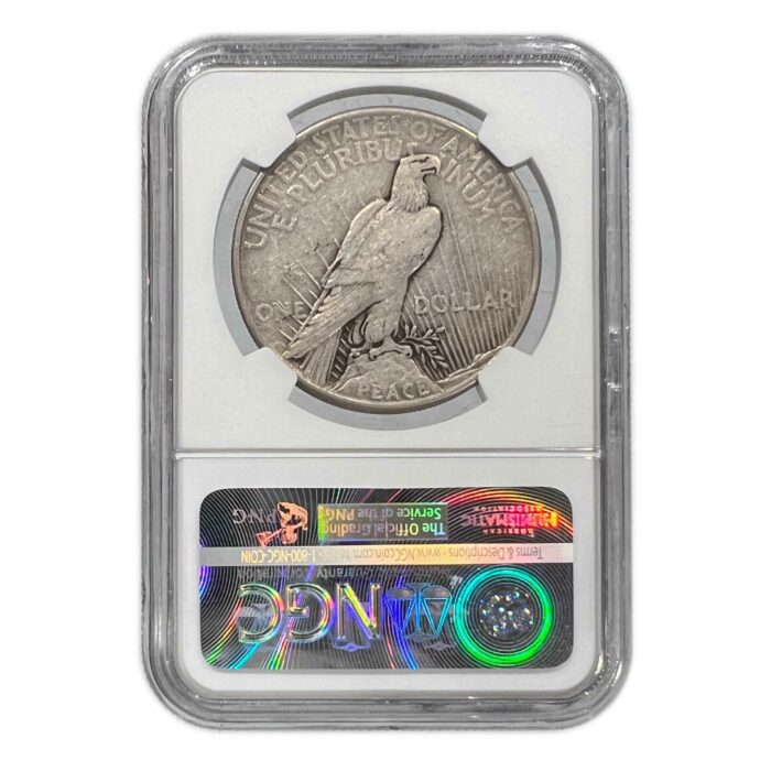 1921 Peace $1 High Relief NGC VF30