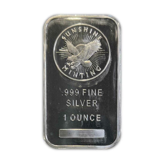 1 Troy Ounce Sunshine Silver Bar