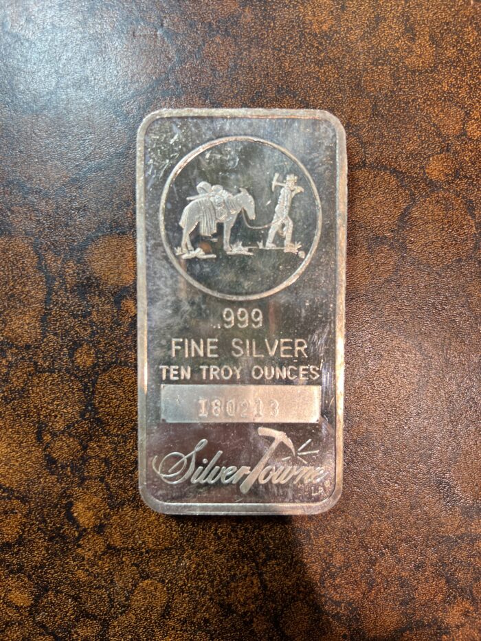 10 Troy Ounce Silver Bar