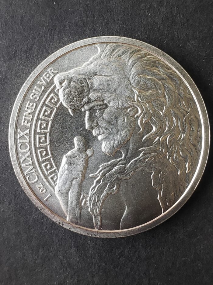 1oz Silver Labors of Hercules Erymanthian Boar Round Spot + $1.50 - Image 2