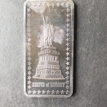 Hamilton Mint 1oz Silver Statue of Liberty Bar