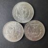 1880, 1885, and 1896 $1 Morgan Silver Dollars - Image 2