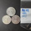 1880, 1885, and 1896 $1 Morgan Silver Dollars - Image 3