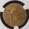 1910 $5 Incuse Indian Gold Half Eagle NGC AU58 - Image 3