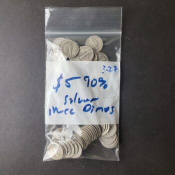 Bag of 50 10c Winged Liberty Silver Dimes