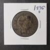 1896 S 50c Barber Silver Half Dollar