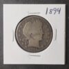 1894 50c Barber Silver Half Dollar