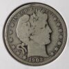 1902 50c Barber Silver Half Dollar - Image 2