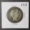 1911 50c Barber Silver Half Dollar
