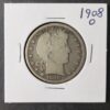 1908 O 50c Barber Silver Half Dollar