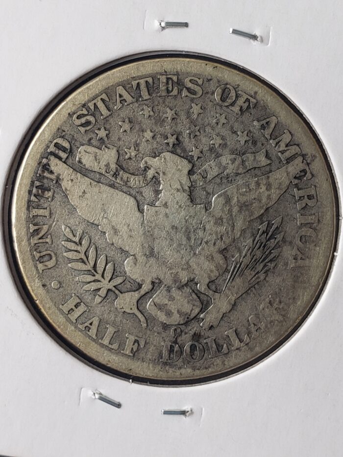 1908 O 50c Barber Silver Half Dollar - Image 3