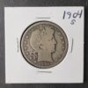 1904 S 50c Barber Silver Half Dollar