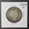 1904 O 50c Barber Silver Half Dollar