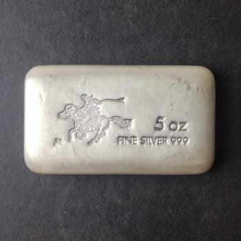 5oz Silver Pony Express Bar