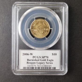 2006 W Burnished $10 1/4oz Gold American Eagle PCGS SP70