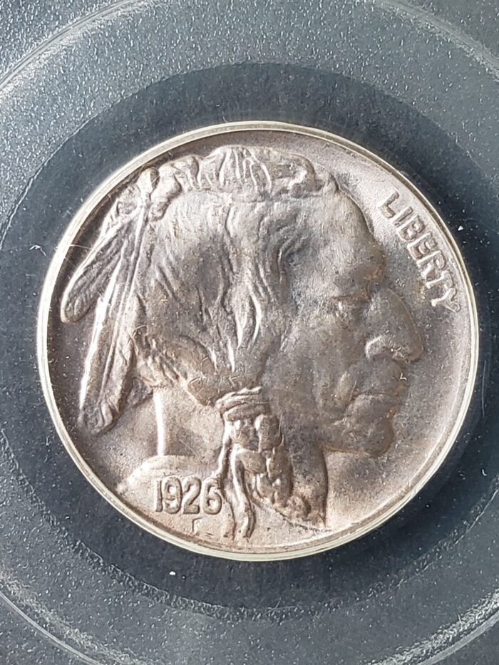 1926 5c Buffalo Nickel PCGS MS66 - Image 2