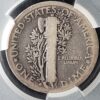 1916 D 10c Winged Liberty Silver Dime CAC G Details Obverse Damage - Image 3