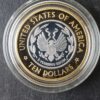 2000 W Proof $10 Bimetallic Library of Congress Commemorative Coin - Image 2