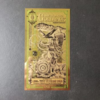 2024 1/1000oz Gold South Dakota Goldback
