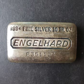 Engelhard 10oz Silver Bar