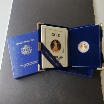 1990 P Proof $5 1/10oz Gold American Eagle