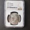 1890 $1 Morgan Silver Dollar NGC UNC Details Obverse Cleaned