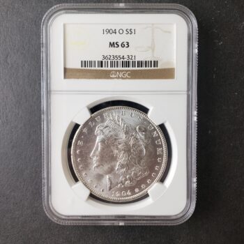 1904 O $1 Morgan Silver Dollar NGC MS63