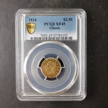 1834 $2.50 Classic Head Gold Quarter Eagle PCGS XF45