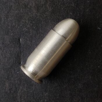 1oz Silver Piece Fashioned as a .45 ACP Round