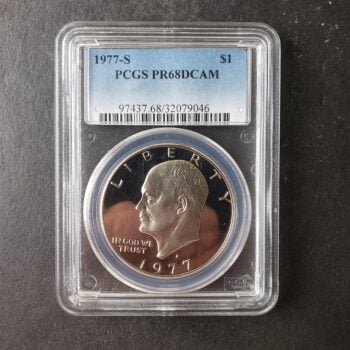 1977 S Proof $1 Eisenhower Dollar PCGS PR68 DCAM