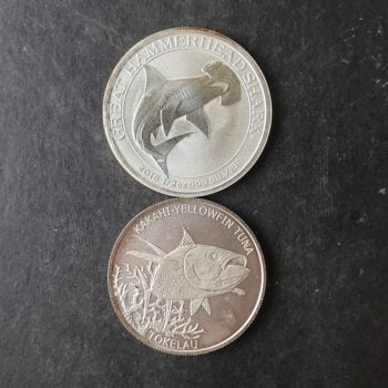 Two 1/2oz Silver World Coins