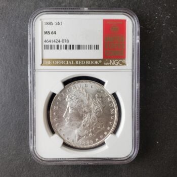 1885 $1 Morgan Silver Dollar NGC MS64