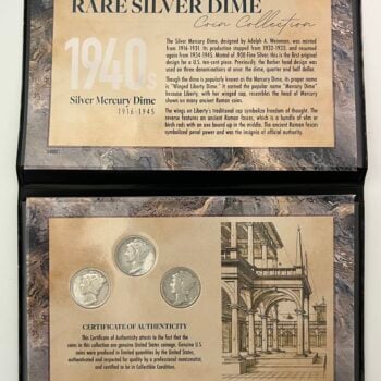 3 Coin Mercury Dime Set
