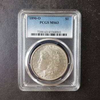 1890 O $1 Morgan Silver Dollar PCGS MS63