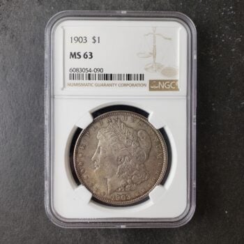 1903 $1 Morgan Silver Dollar NGC MS63