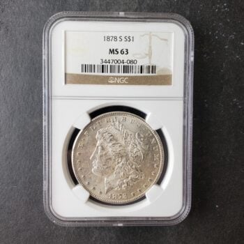 1878 S $1 Morgan Silver Dollar NGC MS63