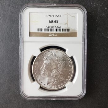 1899 O $1 Morgan Silver Dollar NGC MS63