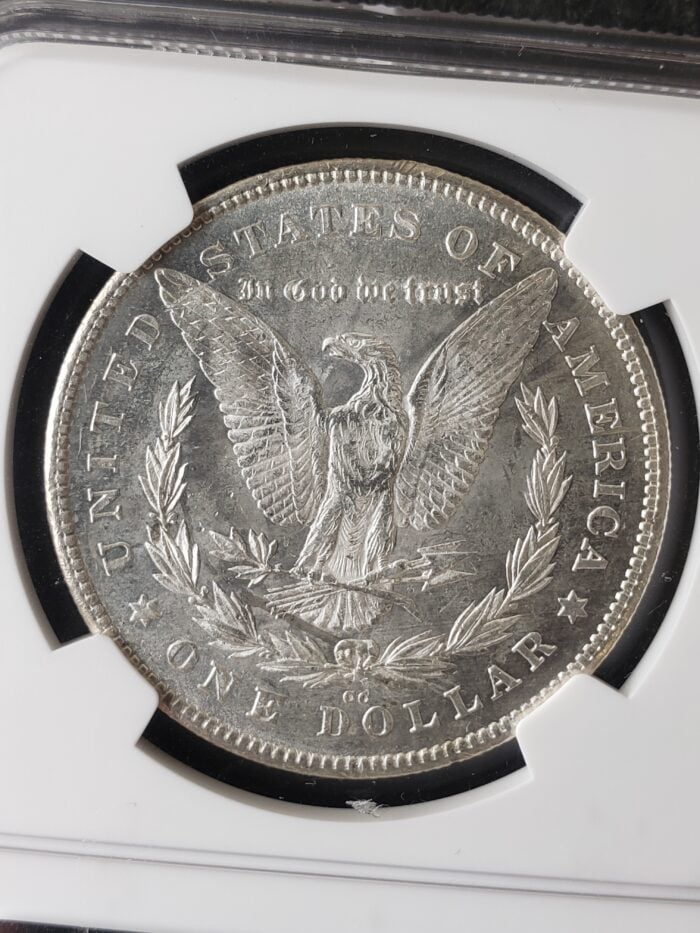 1878 CC $1 Morgan Silver Dollar NGC MS60 - Image 3