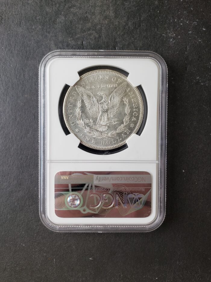 1878 CC $1 Morgan Silver Dollar NGC MS60 - Image 4