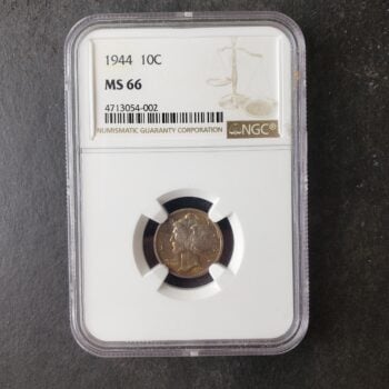 1944 10c Winged Liberty Silver Dime NGC MS66