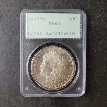 1879 S $1 Morgan Silver Dollar PCGS MS64